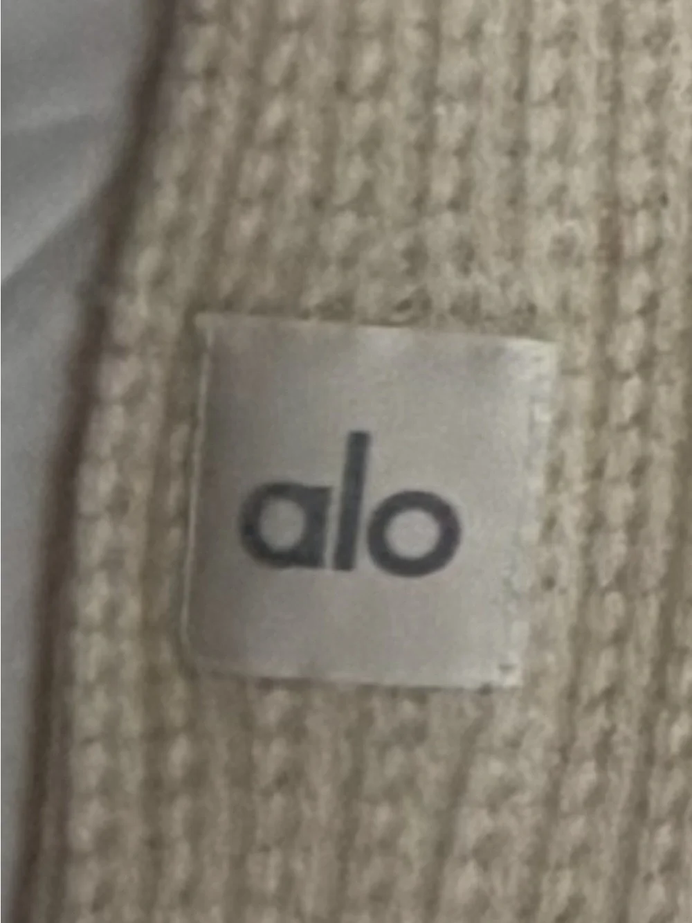 ALO Yoga Cream Wide-Leg Knit Pants